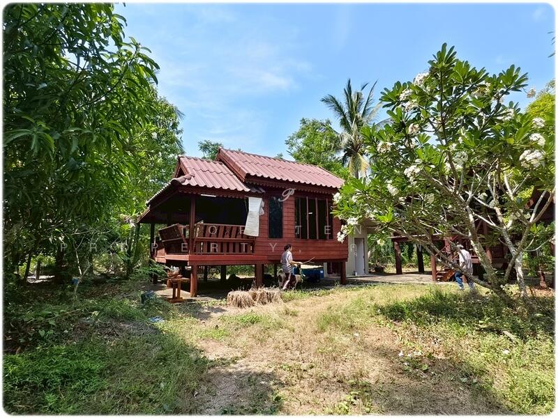 ขาย - ขายที่สวนมีบ้านทรงไทย 2หลัง ติดน้ำ มีหิ่งห้อยช่วงค่ำ พร้อมอยู่, ราชบุรี
