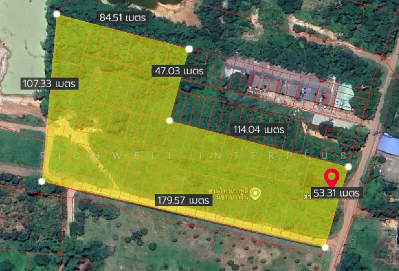 ขาย - ขายที่ดินบ้านพระ 12 ไร่ หลังค่ายพรหมโยธี ติดถนน2ด้านซอยวัดหัวเขา อ.เมืองปราจีนบุรี, ปราจีนบุรี