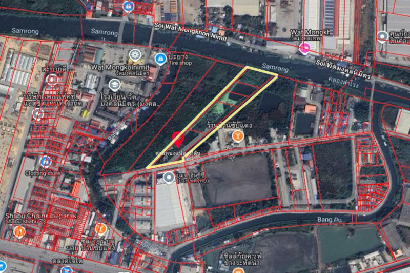 ขาย - ขายที่ดิน 9ไร่ 377ตรว.โซนสีม่วง ถนนเทพารักษ์ ใกล้นิคมอุตสาหกรรม บางพลี สมุทรปราการ, สมุทรปราการ
