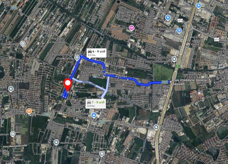 ขาย - ขายที่ดิน 3 งาน 20 ตรว. บางบัวทอง (บ้านกล้วย-ไทรน้อย) ใกล้ เซ็นทรัล เวสต์เกต, นนทบุรี