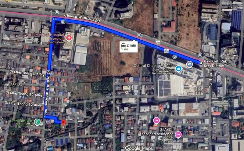 For Rent - ที่ดินให้เช่าระยะยาว แจ้งวัฒนะ–ปากเกร็ด 24 แปลงสวย ถมแล้วพร้อมใช้, Nonthaburi