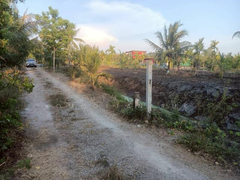 ขาย - ขายที่ดินเปล่า 4 ไร่ 27 ตร.วา ติดคลอง บรรยากาศดี เหมาะสร้างบ้านสวน ทำเกษตร อ.เมือง จ.ฉะเชิงเทรา, ฉะเชิงเทรา