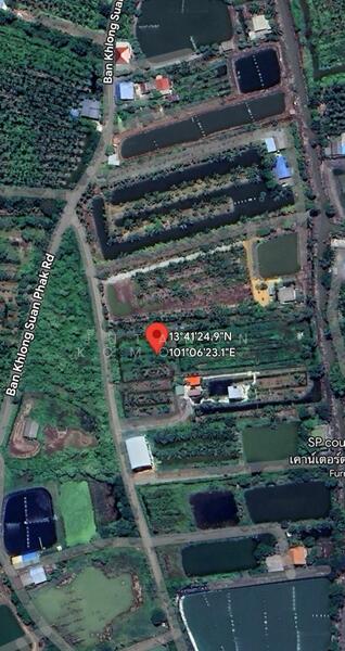 ขาย - ขายที่ดินเปล่า 4 ไร่ 27 ตร.วา ติดคลอง บรรยากาศดี เหมาะสร้างบ้านสวน ทำเกษตร อ.เมือง จ.ฉะเชิงเทรา, ฉะเชิงเทรา