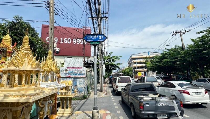 For Sale - ขายที่ดินสวย 541 ตร.วา ริมถนนประชาอุทิศ 97 ( ทุ่งครุ ) ติดถนนหลัก พื้นที่สีเหลือง, Bangkok