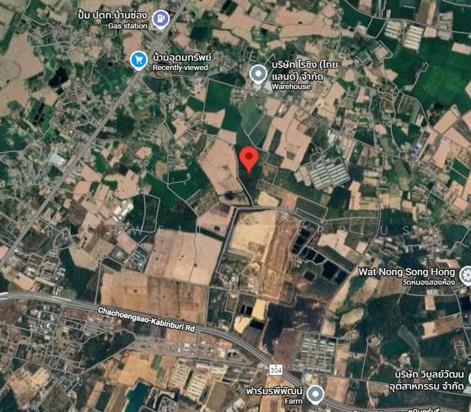 For Sale - Land for sale in Ban Song, 20 rai, near Highway 319-2 km, Phanom Sarakham District, Chachoengsao