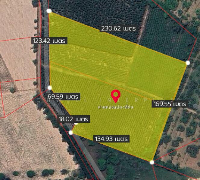 For Sale - Land for sale in Ban Song, 20 rai, near Highway 319-2 km, Phanom Sarakham District, Chachoengsao