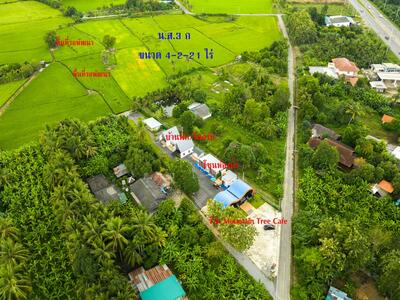 ขาย - ขายขาดทุน ที่ดินพร้อมคาเฟ่และบ้านพัก แก่งเสี้ยน กาญจนบุรี 4-2-21 ไร่ เหมือนซื้อที่ดิน แต่ได้คาเฟ่, กาญจนบุรี