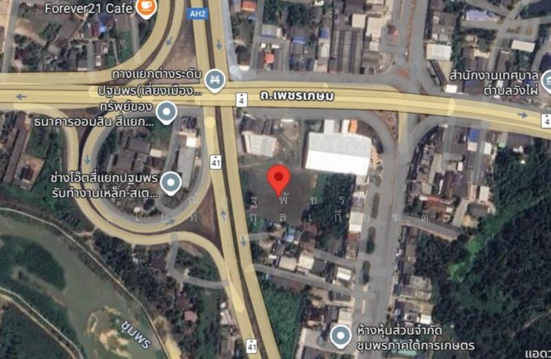 For Sale - Land for Sale 4 Rai 1 Ngan 69.3 Sq m, Next to the main road Pathomphon Intersection, Mueang Chumphon, Chumphon
