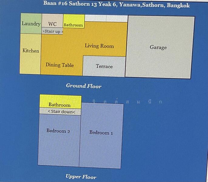 For Rent - Classic house in 2 bedrooms renovated furnished for rent around BTS Surasak, Bangkok