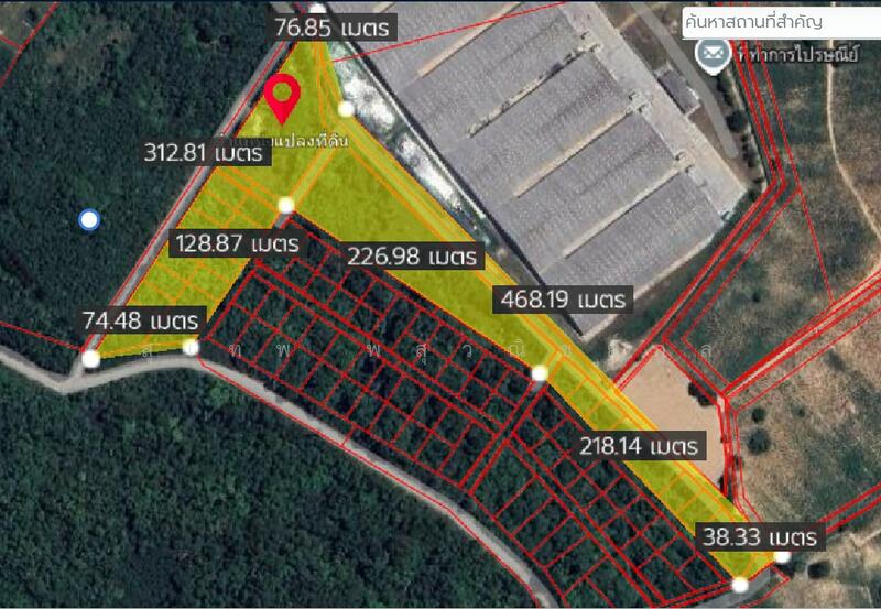 ขาย - ขายที่ดิน 17 ไร่ๆละ 2.8 ล้าน ใกล้ถนน 3574 เพียง 1.5 กม. เขาคันทรง ศรีราชา เหมาะทำคลังสินค้า, ชลบุรี