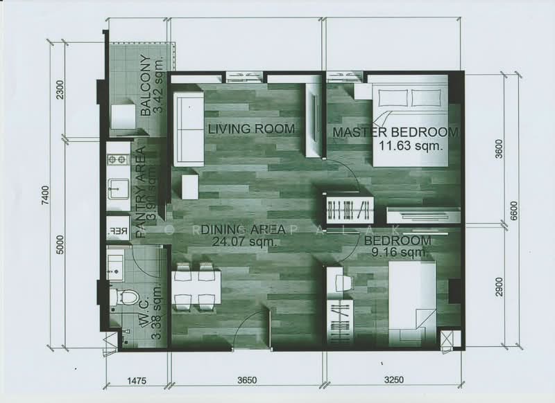 PARC EXO Kaset-Nawamintra, Bangkok, Ramintra Road, Khlong Kum, Bueng Kum, Bangkok, 2 Bedrooms, 57 sqm, Condo For Sale, by Sittichai (Ice) Tulyanon, 60248947 - DDproperty.com