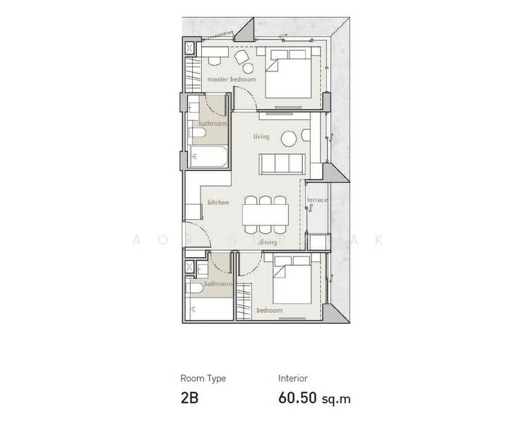Holme Ekkamai 22, Bangkok, 68 100 Nuan Noi Alley, Khlong Tan Nua, Watthana, Bangkok, 2 Bedrooms, 61 sqm, Condo For Sale, by Sittichai (Ice) Tulyanon, 60248953 - DDproperty.com