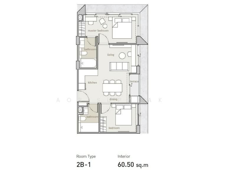 Holme Ekkamai 22, Bangkok, 68 100 Nuan Noi Alley, Khlong Tan Nua, Watthana, Bangkok, 2 Bedrooms, 61 sqm, Condo For Sale, by Sittichai (Ice) Tulyanon, 60248953 - DDproperty.com