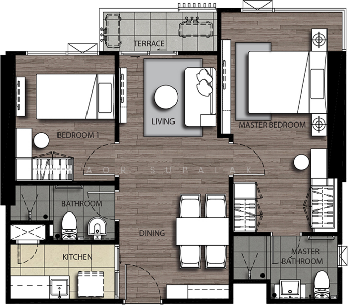 The Stage Taopoon Interchange, Bangkok, 318 Pracharat Road 2, Bang Sue, Bang Sue, Bangkok, 2 Bedrooms, 57 sqm, Condo For Sale, by Sittichai (Ice) Tulyanon, 60249029 - DDproperty.com