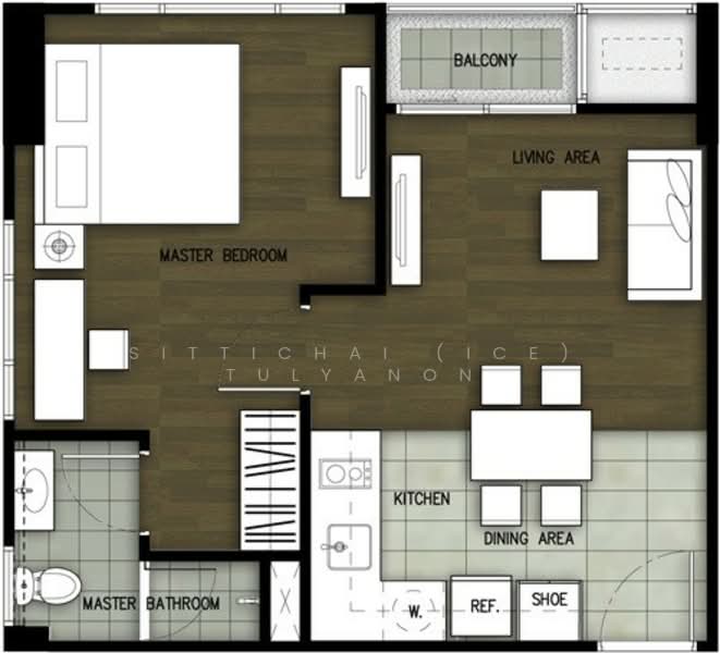 Wyne Sukhumvit, Bangkok, 1120 Sukhumvit Road, Phra Kanong, Khlong Toei, Bangkok, 1 Bedroom, 43 sqm, Condo For Sale, by Sittichai (Ice) Tulyanon, 60249099 - DDproperty.com