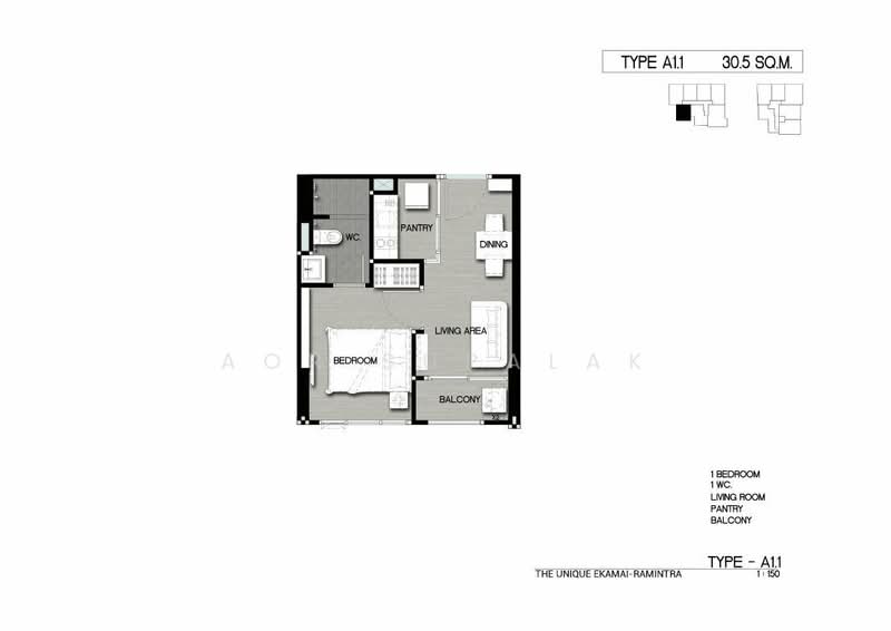 The Unique Ekamai-Ramintra : เดอะ ยูนีค เอกมัย-รามอินทรา, กรุงเทพ, ซอยลาดพร้าว 87 แยก 30, คลองเจ้าคุณสิงห์, วังทองหลาง, กรุงเทพ, 31 ตร.ม., คอนโด ขาย, โดย Sittichai (Ice) Tulyanon, 60249119 - DDproperty.com