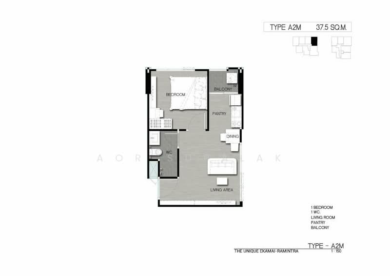 The Unique Ekamai-Ramintra, Bangkok, Soi Ladprao 87 Yak 30, Khlong Chaokhun Sing, Wang Thonglang, Bangkok, 1 Bedroom, 31 sqm, Condo For Sale, by Sittichai (Ice) Tulyanon, 60249119 - DDproperty.com