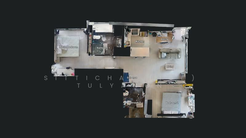 Rhythm Sukhumvit 36-38, Bangkok, 55 Soi Sukhumvit 36, Sukhumvit Road, Phra Kanong, Khlong Toei, Bangkok, 2 Bedrooms, 78 sqm, Condo For Sale, by Sittichai (Ice) Tulyanon, 60249225 - DDproperty.com