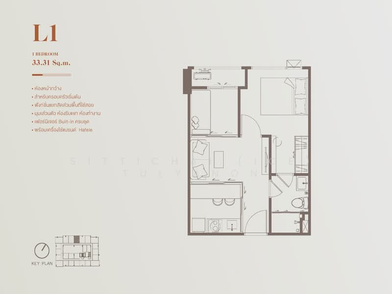 ESQUE Sukhumvit 101/1, Bangkok, Soi Wachiratham Sathit 25, Bang Chak, Phra Khanong, Bangkok, 2 Bedrooms, 34 sqm, Condo For Sale, by Sittichai (Ice) Tulyanon, 60249261 - DDproperty.com