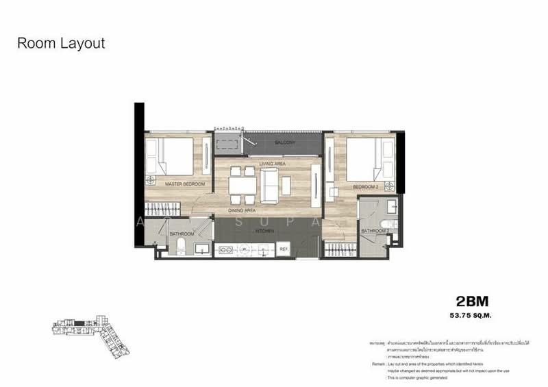 The Line Jatujak-Mochit, Bangkok, Phaholyothin Road, Jom Phon, Chatuchak, Bangkok, 2 Bedrooms, 60 sqm, Condo For Sale, by Sittichai (Ice) Tulyanon, 60249291 - DDproperty.com