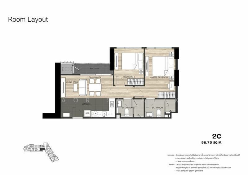 The Line Jatujak-Mochit, Bangkok, Phaholyothin Road, Jom Phon, Chatuchak, Bangkok, 2 Bedrooms, 60 sqm, Condo For Sale, by Sittichai (Ice) Tulyanon, 60249291 - DDproperty.com