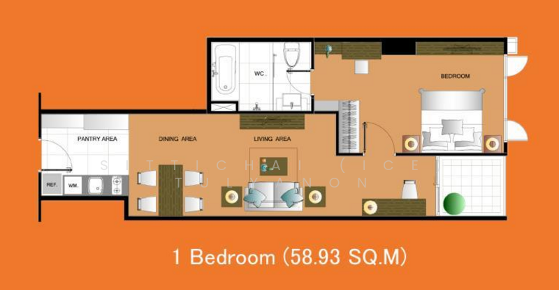 15 Sukhumvit Residences, Bangkok, Soi Sukhumvit 15, Khlongtoei Nua, Watthana, Bangkok, 1 Bedroom, 59 sqm, Condo For Sale, by Sittichai (Ice) Tulyanon, 60249331 - DDproperty.com