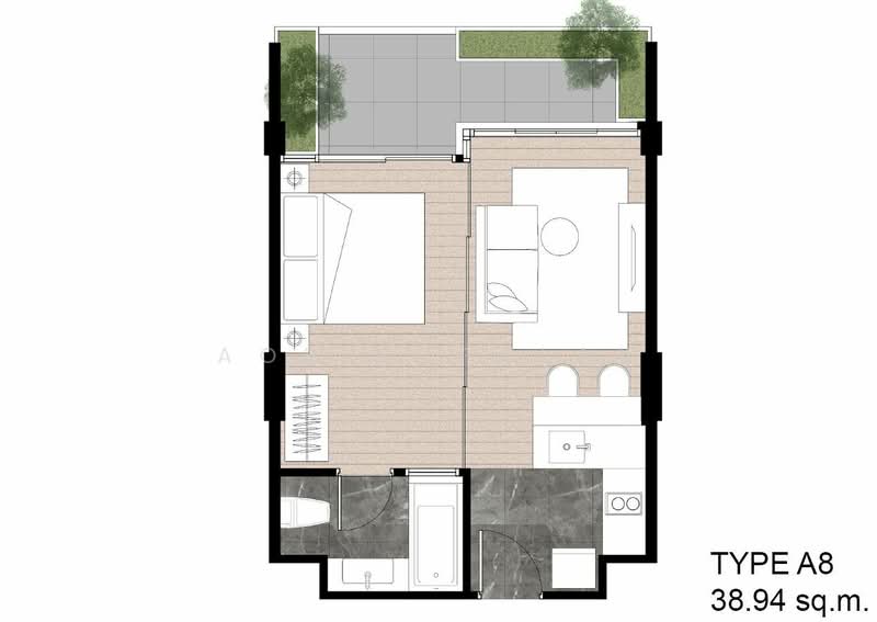 Walden Sukhumvit 39, Bangkok, 20-55 Soi Prommit, Khlong Tan Nua, Watthana, Bangkok, 1 Bedroom, 35 sqm, Condo For Sale, by Sittichai (Ice) Tulyanon, 60249348 - DDproperty.com