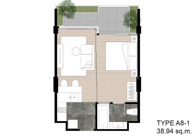 Walden Sukhumvit 39, Bangkok, 20-55 Soi Prommit, Khlong Tan Nua, Watthana, Bangkok, 1 Bedroom, 35 sqm, Condo For Sale, by Sittichai (Ice) Tulyanon, 60249348 - DDproperty.com