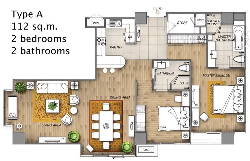 The Rajdamri, Bangkok, Ratchadamri Road, Lumphini, Pathum Wan, Bangkok, 2 Bedrooms, 112 sqm, Condo For Sale, by Sittichai (Ice) Tulyanon, 60250093 - DDproperty.com