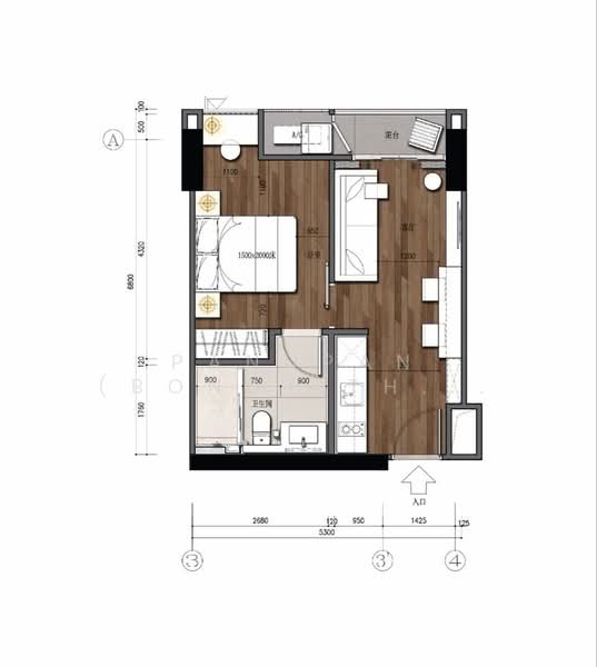 Beverly Mountain Bay Pattaya, Chon Buri (Pattaya), Soi 5, Pratumnak Road, Nong Pru, Bang Lamung (Pattaya), Chon Buri (Pattaya), 1 Bedroom, 35 sqm, Condo For Sale, by Panupan (Bond) Thongpan, 60250381 - DDproperty.com