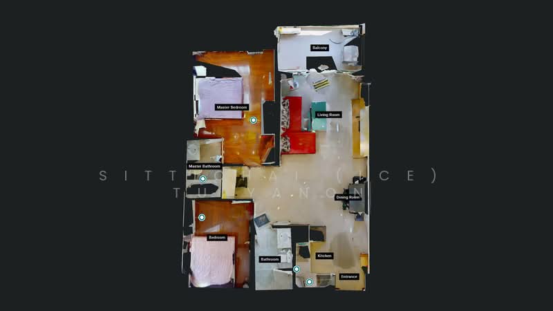 Fragrant 71, Bangkok, 19 Pridi Banomyong 14 Alley, Phra Kanong Nua, Watthana, Bangkok, 2 Bedrooms, 85 sqm, Condo For Sale, by Sittichai (Ice) Tulyanon, 60251380 - DDproperty.com