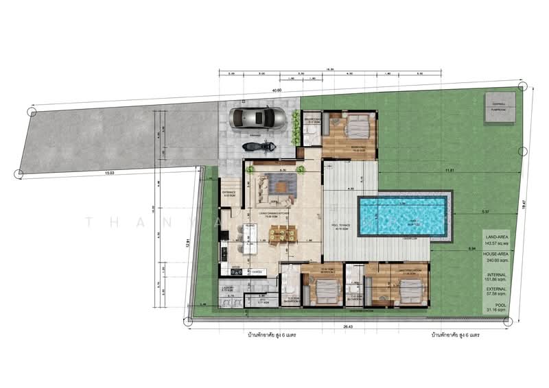 บ้านสวย เขาเล่, สุราษฎร์ธานี, มะเร็ต, เกาะสมุย, สุราษฎร์ธานี, 237 ตร.ม., บ้านเดี่ยว ขาย, โดย Thanya Pimonpat, 60251669 - DDproperty.com