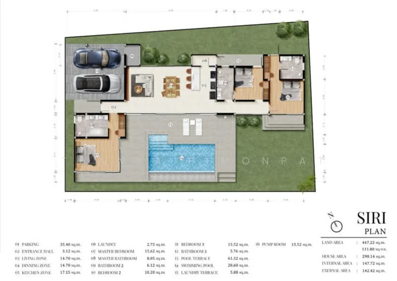 Siri Villa, Surat Thani, Bo Put, Ko Samui, Surat Thani, 3 Bedrooms, 148 sqm, Villa For Sale, by Thanya Pimonpat, 60252444 - DDproperty.com