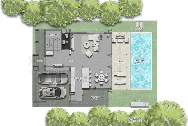 โวว่า วิลเลจ, สุราษฎร์ธานี, บ่อผุด, เกาะสมุย, สุราษฎร์ธานี, 202 ตร.ม., วิลล่า ขาย, โดย Thanya Pimonpat, 60252533 - DDproperty.com