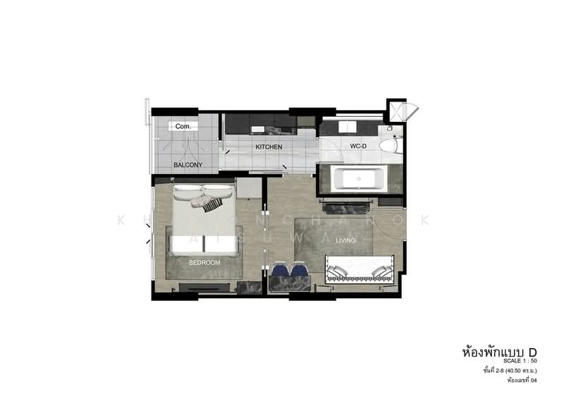 The Erawan Condo, Chiang Mai, Chang Klan, Muang Chiang Mai, Chiang Mai, 1 Bedroom, 40 sqm, Condo For Sale, by Khamonchanok Aisuwan, 60252679 - DDproperty.com