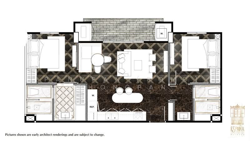 Espana Condo Resort, Chon Buri (Pattaya), 839 Village 12, Nong Pru, Bang Lamung (Pattaya), Chon Buri (Pattaya), 2 Bedrooms, 73 sqm, Condo For Sale, by Panupan (Bond) Thongpan, 60253148 - DDproperty.com