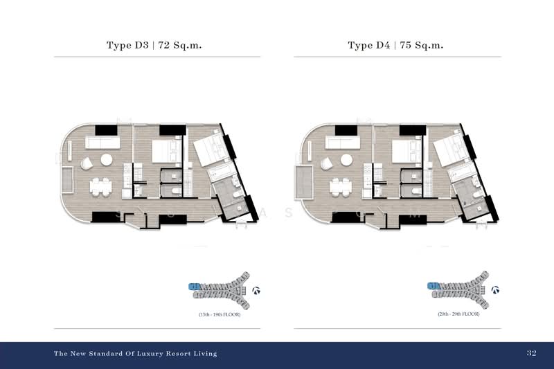 Wyndham Grand Residences Wongamat Pattaya, Chon Buri (Pattaya), 19 Naklua 18/1 Alley, Na Kloe, Bang Lamung (Pattaya), Chon Buri (Pattaya), 2 Bedrooms, 77 sqm, Condo For Sale, by Panupan (Bond) Thongpan, 60253561 - DDproperty.com