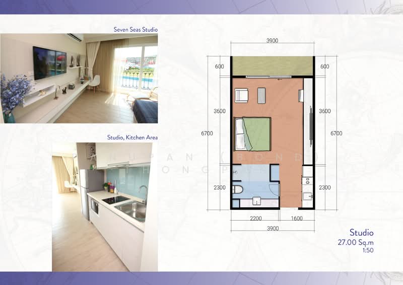 Seven Seas Condo Jomtien, Chon Buri (Pattaya), 531 Chaiyapruk Road, Na Kloe, Bang Lamung (Pattaya), Chon Buri (Pattaya), Studio, 54 sqm, Condo For Sale, by Panupan (Bond) Thongpan, 60253626 - DDproperty.com