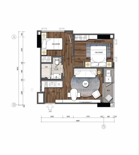 Beverly Mountain Bay Pattaya, Chon Buri (Pattaya), Soi 5, Pratumnak Road, Nong Pru, Bang Lamung (Pattaya), Chon Buri (Pattaya), 2 Bedrooms, 44 sqm, Condo For Sale, by Panupan (Bond) Thongpan, 60254446 - DDproperty.com