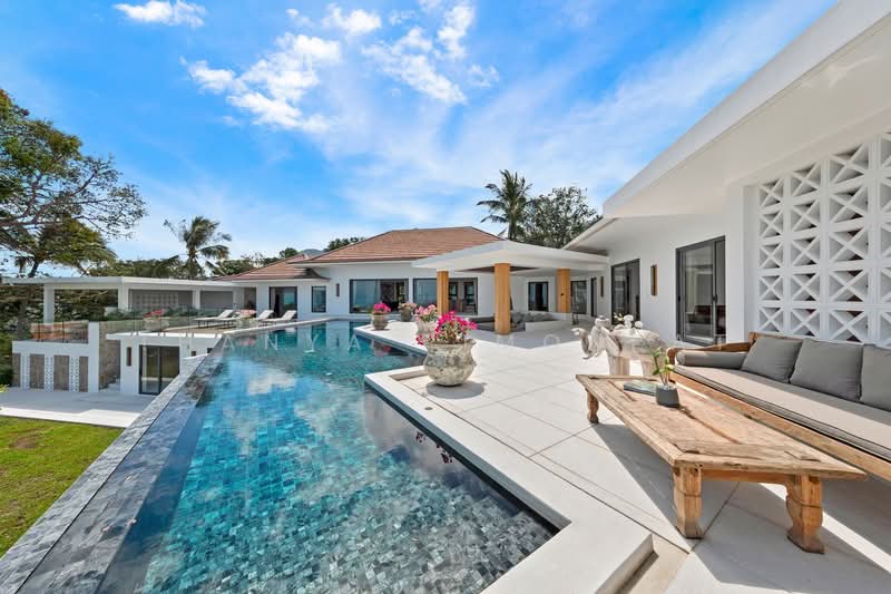 วิลล่าวิวทะเล 4 ห้องนอนสุดหรูพร้อมสระว่ายน้ำอินฟินิตี้ในแม่น้ำ, สุราษฎร์ธานี, แม่น้ำ, เกาะสมุย, สุราษฎร์ธานี, 550 ตร.ม., วิลล่า ให้เช่า, โดย Thanya Pimonpat, 60254811 - DDproperty.com