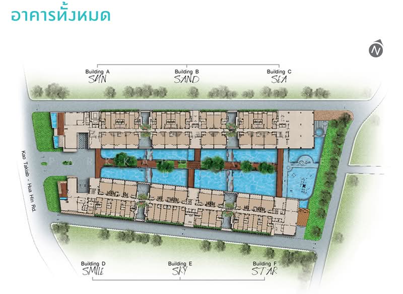 My Resort Hua Hin, Prachuap Khiri Khan, Takiab Road, Nong Kae, Hua Hin, Prachuap Khiri Khan, 2 Bedrooms, 75 sqm, Condo For Rent, by Parkkapol (Smile) Luecha, 60255041 - DDproperty.com