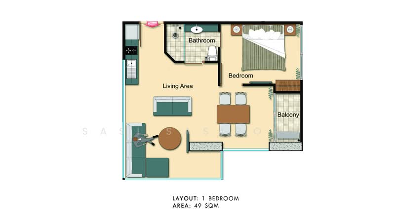 The Cloud, Chon Buri (Pattaya), Pratumnak Rd., Nong Pru, Bang Lamung (Pattaya), Chon Buri (Pattaya), 1 Bedroom, 52 sqm, Condo For Sale, by Panupan (Bond) Thongpan, 60255084 - DDproperty.com