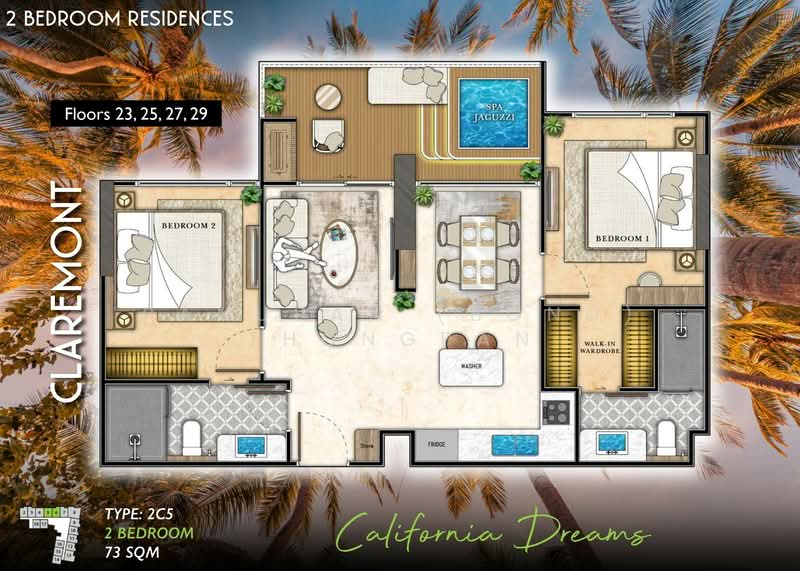 The Riviera Santa Monica, Chon Buri (Pattaya), Nong Pru, Bang Lamung (Pattaya), Chon Buri (Pattaya), 2 Bedrooms, 58 sqm, Condo For Sale, by Panupan (Bond) Thongpan, 60255108 - DDproperty.com