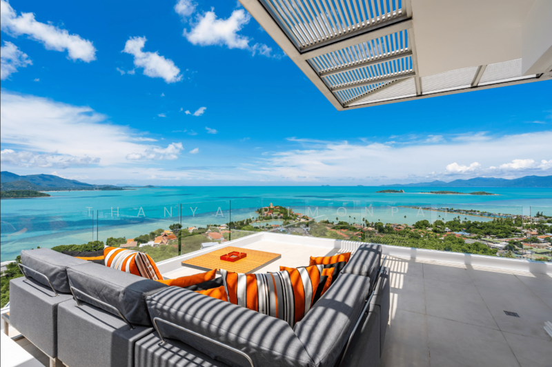 4 Bedrooms Executive Penthouse Suite with Panoramic Sea Views, Surat Thani, Bo Put, Ko Samui, Surat Thani, 4 Bedrooms, 305 sqm, Villa For Rent, by Thanya Pimonpat, 60255159 - DDproperty.com