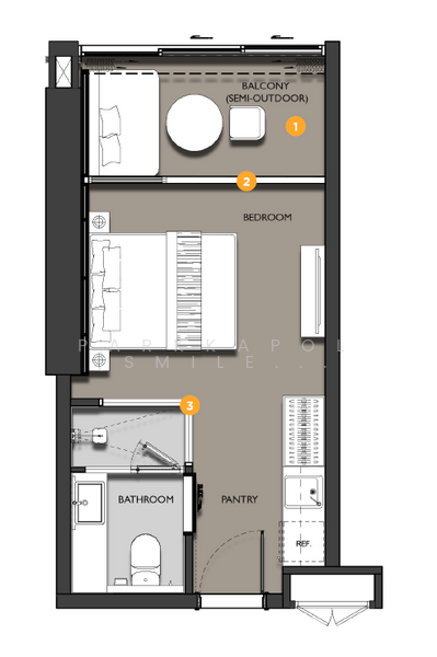 VEHHA Hua Hin, Prachuap Khiri Khan, Soi Hua Hin 106, Nong Kae, Hua Hin, Prachuap Khiri Khan, Studio, 28 sqm, Apartment For Sale, by Parkkapol (Smile) Luecha, 60255178 - DDproperty.com