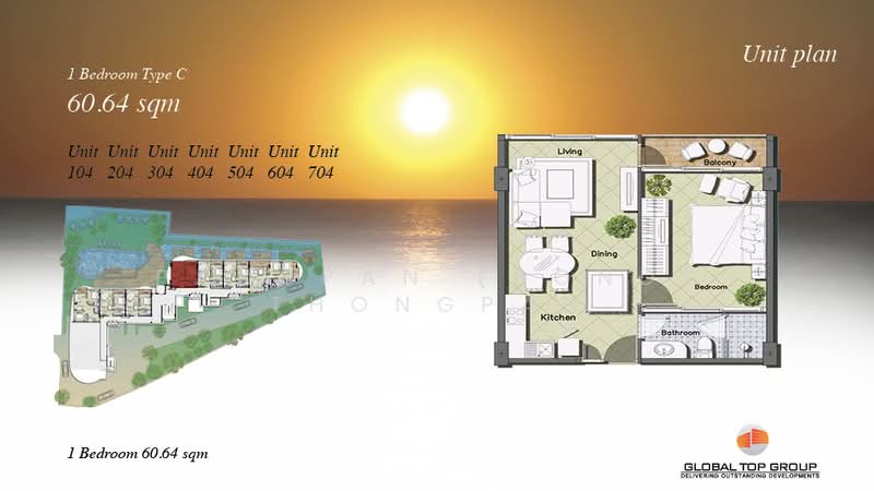 Paradise Ocean View, Chon Buri (Pattaya), Bang Lamung 16 Alley, Nong Pru, Bang Lamung (Pattaya), Chon Buri (Pattaya), 1 Bedroom, 61 sqm, Condo For Sale, by Panupan (Bond) Thongpan, 60255184 - DDproperty.com