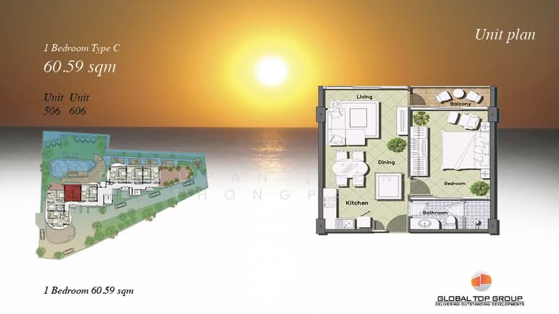 Paradise Ocean View, Chon Buri (Pattaya), Bang Lamung 16 Alley, Nong Pru, Bang Lamung (Pattaya), Chon Buri (Pattaya), 1 Bedroom, 61 sqm, Condo For Sale, by Panupan (Bond) Thongpan, 60255184 - DDproperty.com