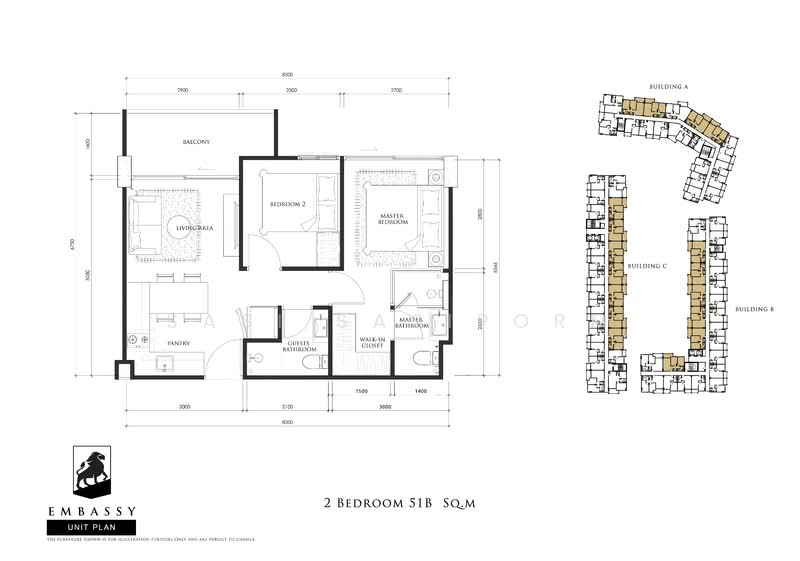 Embassy Pattaya, Chon Buri (Pattaya), Central Pattaya Rd, Nong Pru, Bang Lamung (Pattaya), Chon Buri (Pattaya), 2 Bedrooms, 55 sqm, Condo For Sale, by Panupan (Bond) Thongpan, 60255353 - DDproperty.com