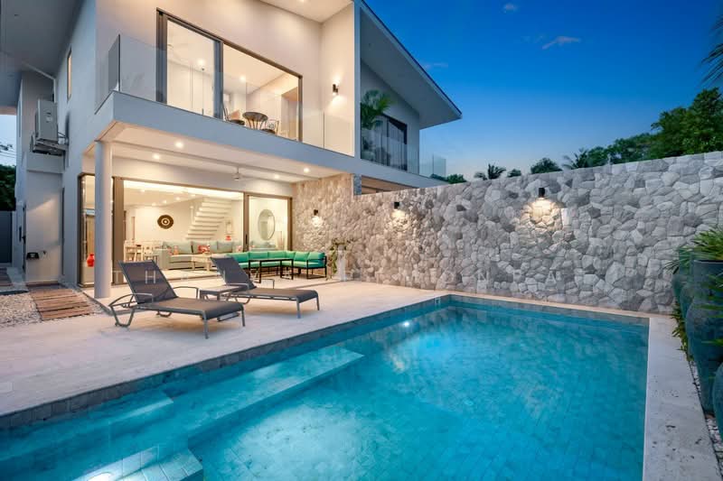 Brand New 3 Bedrooms House with Pool in Central Bophut, Surat Thani, Bo Put, Ko Samui, Surat Thani, 3 Bedrooms, 200 sqm, Townhouse For Rent, by Thanya Pimonpat, 60255396 - DDproperty.com