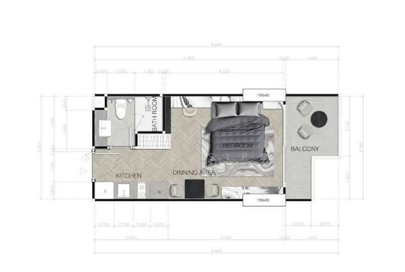 Seaspire Jomtien, Chon Buri (Pattaya), Nong Pru, Bang Lamung (Pattaya), Chon Buri (Pattaya), Studio, 30 sqm, Condo For Sale, by Panupan (Bond) Thongpan, 60255403 - DDproperty.com